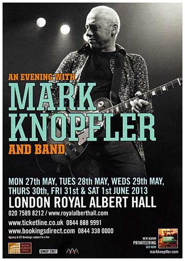 Mark Knopfler UK Tour 2019 Fridge Magnet Large 90 mm x 60 mm 