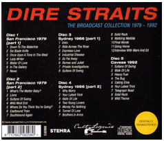 Dire Straits CD - The Broadcast Collection 19 79-19 92